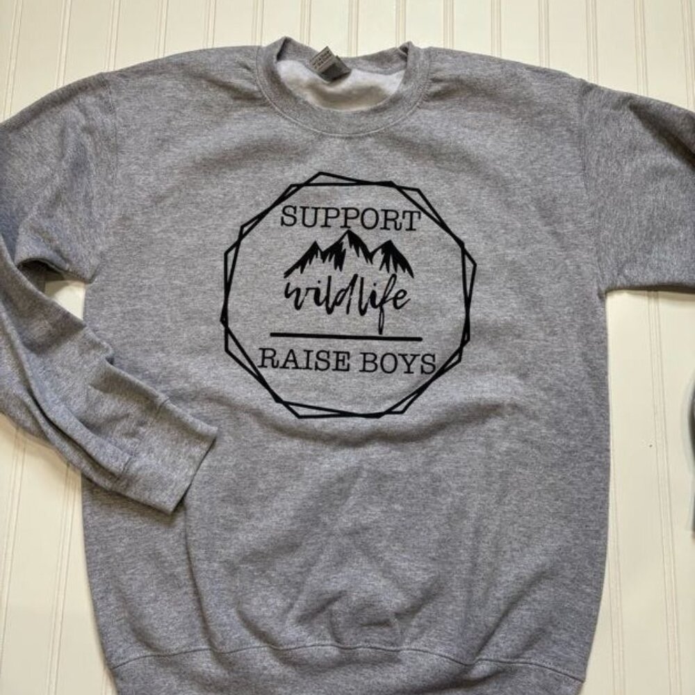 Women's Grey Crewneck Sweatshirt